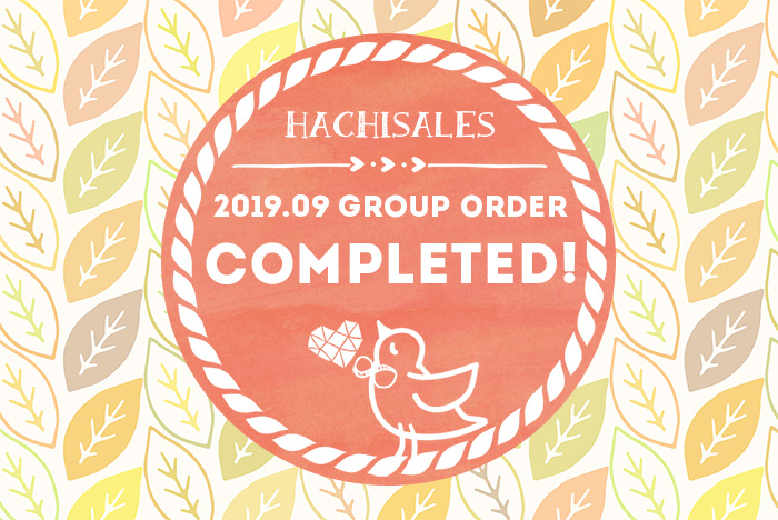 hachisales 2019.09 group order completed