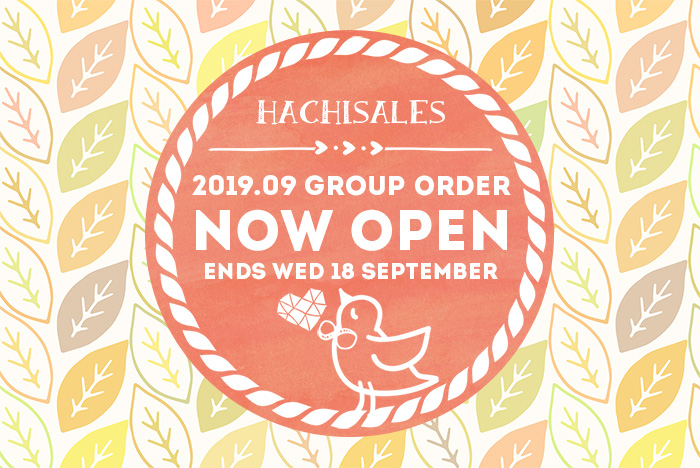 hachisales 2019.09 september group order now open