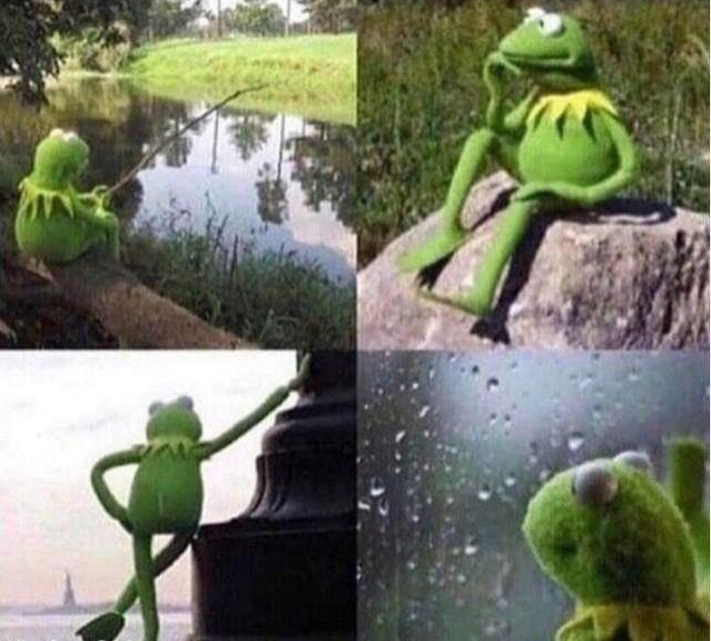 kermit waiting