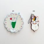 Natsume Yuujinchou Nyanko Sensei Coaster & Rubber Strap