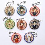 Bungo Stray Dogs Puchi Doll Acrylic Slide Keychains dazai osamu chuuya nakamura doppo ranpo fyodor ryunosuke kyouka
