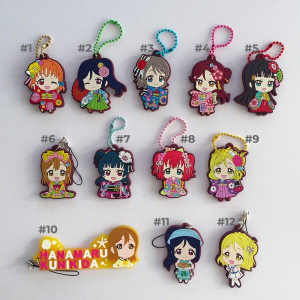 Love Live Sunshine Gashapon Rubber Strap Spares [Buy Now] - Image 1