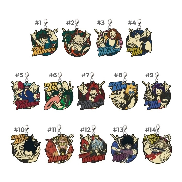 Boku no Hero Academia Ichiban Kuji After the Fight Rubber Strap