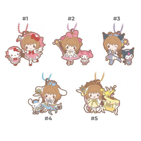 Cardcaptor Sakura x Sanrio Characters Rubber Straps