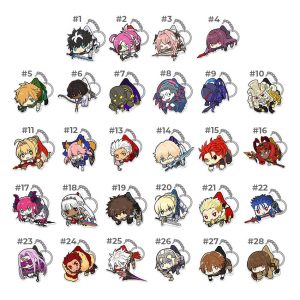 Fate/EXTELLA LINK Tsumamare Acrylic Keychains