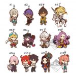 Fate/Grand Order Ichiban Kuji Rubber Straps