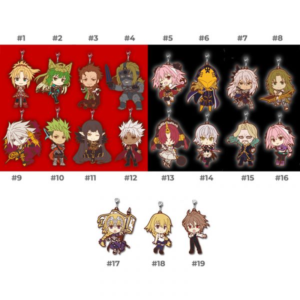 Fate/Apocrypha Ichiban Kuji Rubber Straps