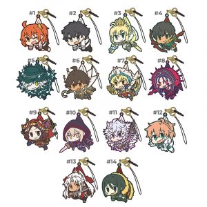 Fate/Grand Order Tsumamare Rubber Straps Vol.3