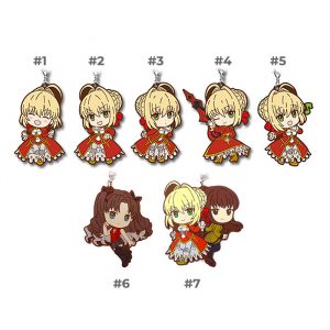 Fate/Extra Last Encore Ichiban Kuji Saber Rubber Straps