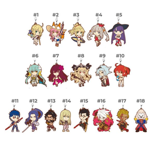 Fate/Grand Order Ichiban Kuji Summer! Swimwear! Rubber Straps Vol.1