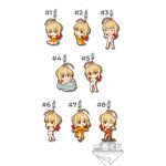 Fate /EXTRA Last Encore Ichiban Kuji Onsen Holiday Rubber Straps