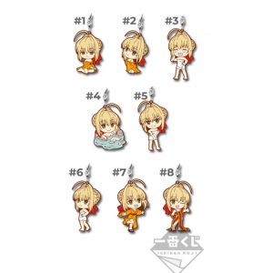 Fate /EXTRA Last Encore Ichiban Kuji Onsen Holiday Rubber Straps