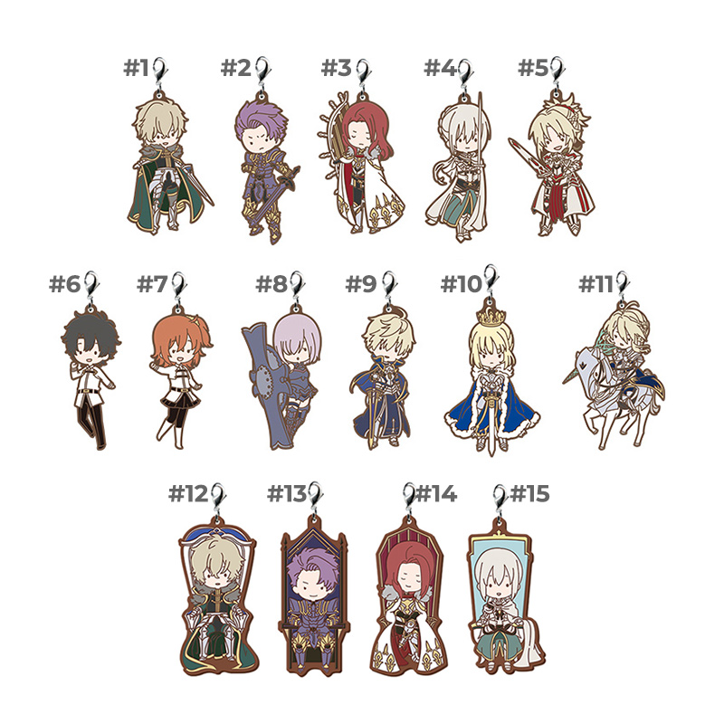 fate-rubber-030 Fate/Grand Order Camelot Sugar Pochette Rubber Straps