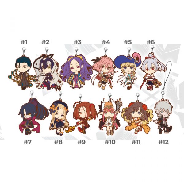 Fate/Grand Order: Epic of Remnant Ichiban Kuji Rubber Straps