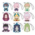 Fate/Grand Order Babylonia Sega Collabo Cafe Rubber Straps