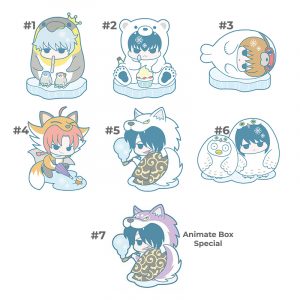 Gintama Prince Hata's Animal Paradise Vol.2 Arctic Animals Rubber Straps