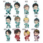 Haikyuu Ichiban Kuji Karasuno VS Aoba Johsai Rubber Straps (Part 2)