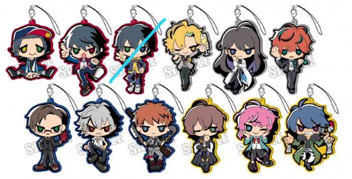 hypnosis mic sanrio remix rubber strap