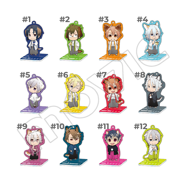 Idolish7 Movic Year of the Dog Acrylic Keychain Stands
