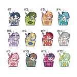 Idolish7 Ichiban Kuji Ice Cream Rubber Straps