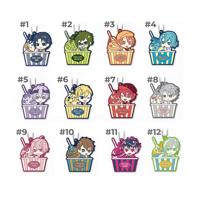 idolish7-rubber-010 Idolish7 Ichiban Kuji Ice Cream Rubber Straps