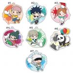 yuuji megumi nobara maki toge panda gojo casual Jujutsu Kaisen Fudemame Acrylic Charms Vol.3