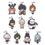 Jujutsu Kaisen Nitotan Rubber Straps Vol.3 yuuji megumi nobara maki toge gojo todo mai miwa kasumi