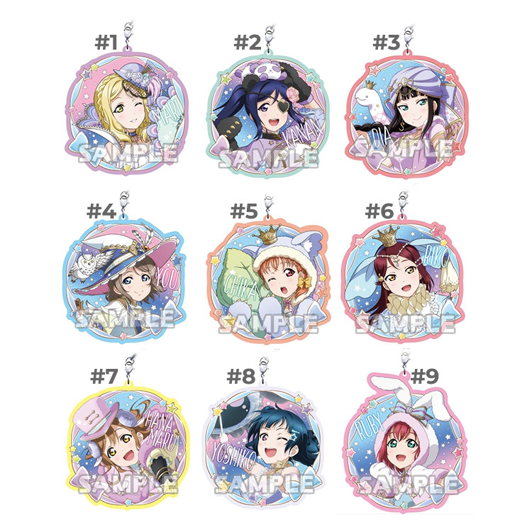lls-acrylic-001 Love Live Sunshine Characterium Acrylic Straps Vol.3 - Animals