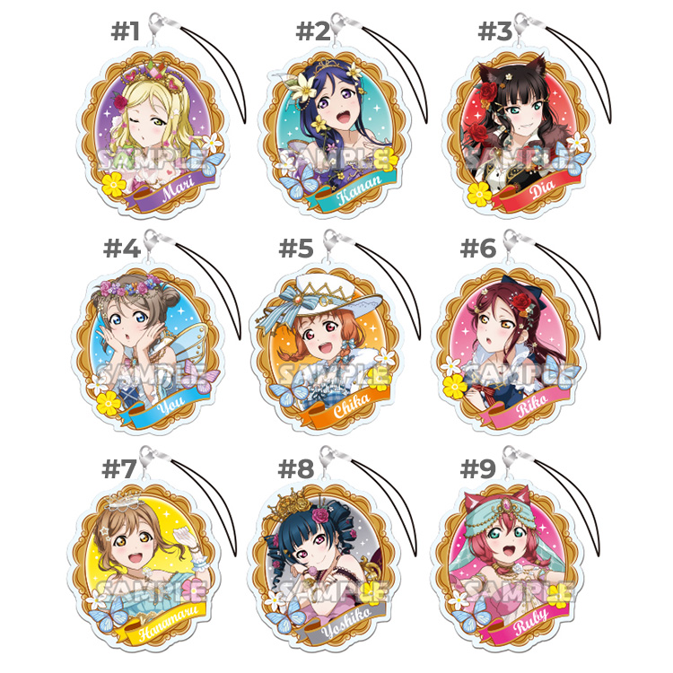 lls-acrylic-005 Love Live Sunshine Characterium Acrylic Straps Vol.5 Fairy Tale