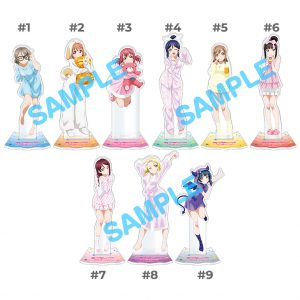 Love Live Sunshine Pyjamas Acrylic Stands (Anime Season 2 Blu Ray Special)