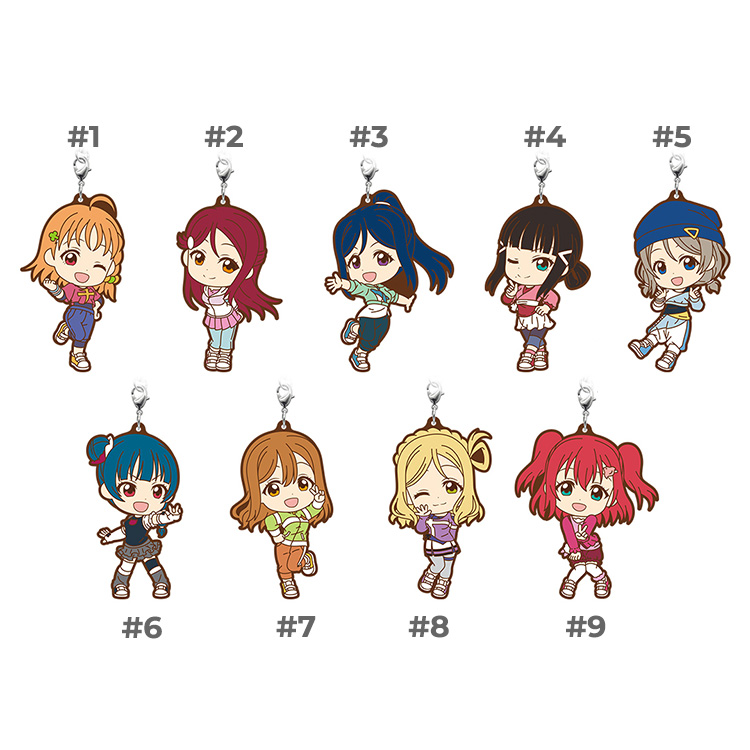lls-rubber-016 Love Live Sunshine Ichiban Kuji -6th- Training Version Rubber Straps