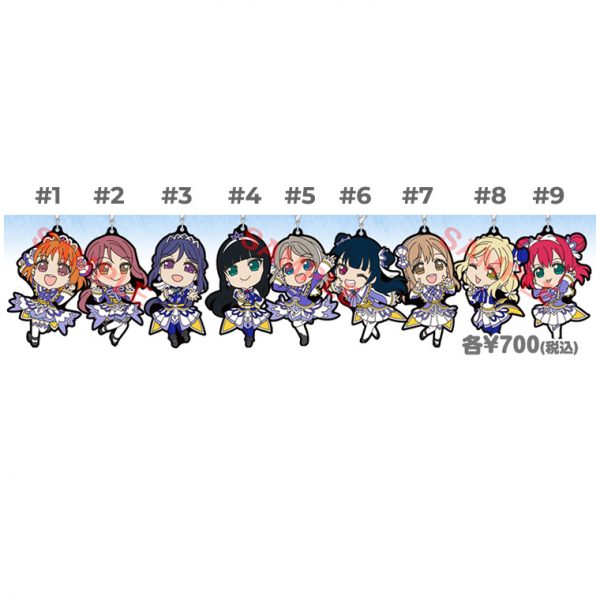 Love Live Sunshine The School Idol Movie Over the Rainbow Rubber Straps