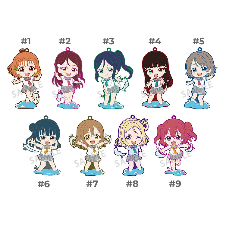 lls-rubber-023 Love Live Sunshine Toys Works Collection Niitengomu! Vol.3 Rubber Straps