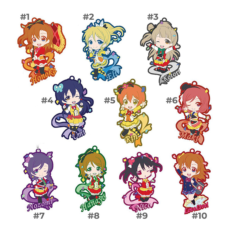 ll-rubber-007 Love Live Sunny Day Song Niitengomu Rubber Straps - Image 1