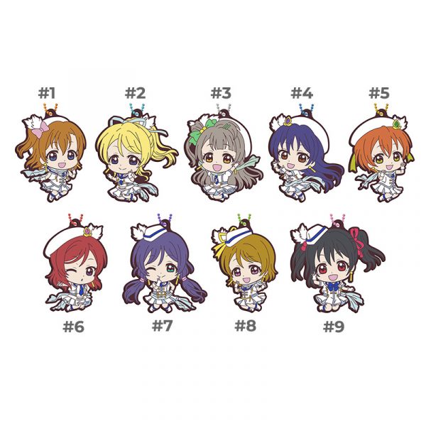 Love Live Wonderful Rush Gashapon Rubber Straps Vol.2