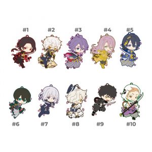 Touken Ranbu Toys Works Collection Niitengomu! Rubber Straps Vol.1