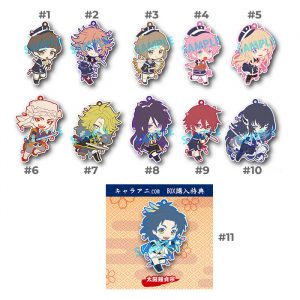 Touken Ranbu Toys Works Collection Niitengomu! Rubber Straps Vol.5