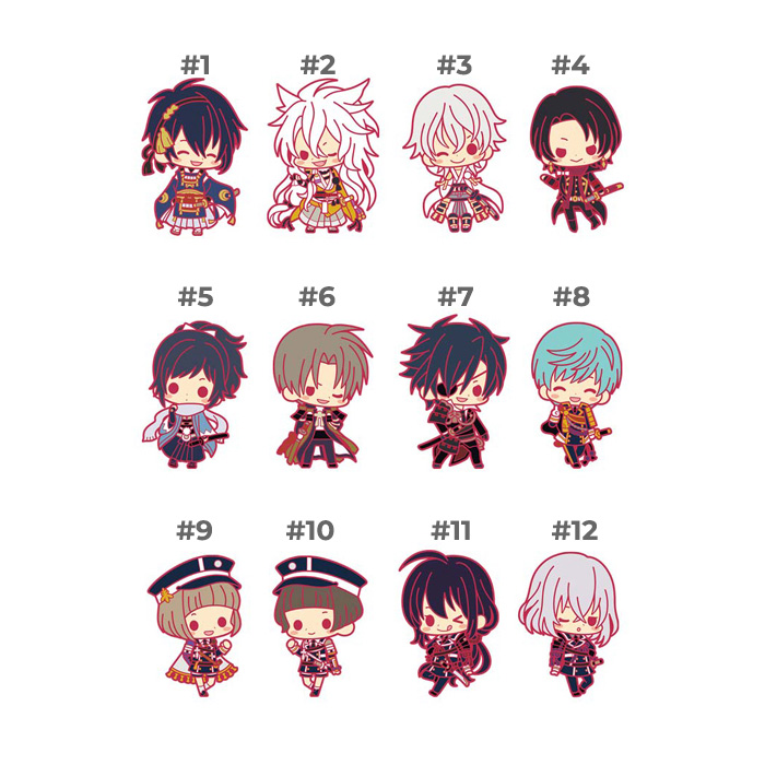 tourabu-rubber-031 Touken Ranbu es series nino Rubber Straps Kai Vol.1