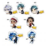 Twisted Wonderland Flying Acrylic Keyrings Vol.2 azul jade floyd kalim jamil idia ortho