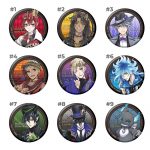 disney Twisted Wonderland Gashapon Badges Vol.1