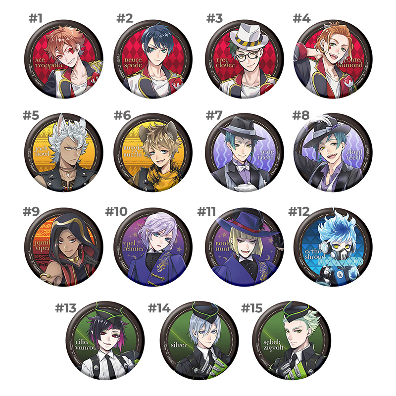 twisted-badges-002 disney Twisted Wonderland Gashapon Badges Vol.2