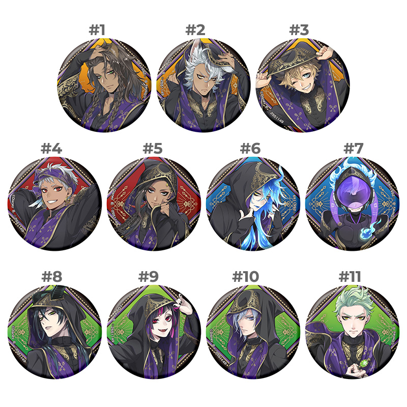twisted-badges-006 Twisted Wonderland Gashapon Badges Vol.4 Ceremonial Robes