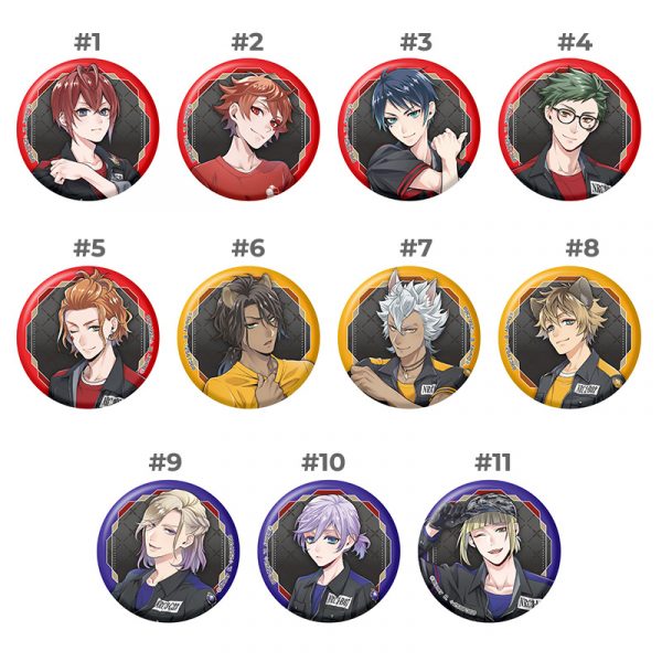 Twisted Wonderland Gashapon Badges Vol.7 Gym Heartslabyul Savanaclaw Pomefiore